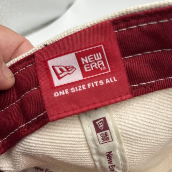 FSU Noles Florida State Seminole Adjustable Cap Garnet Cream Embroidered New Era - Picture 6 of 14